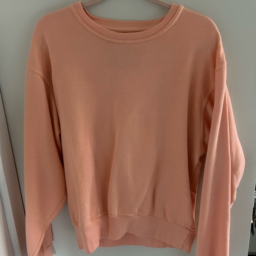 pacific & co coral oversized crewneck